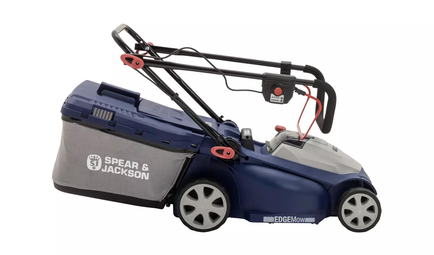 Spear & jackson cordless lawnmower sale